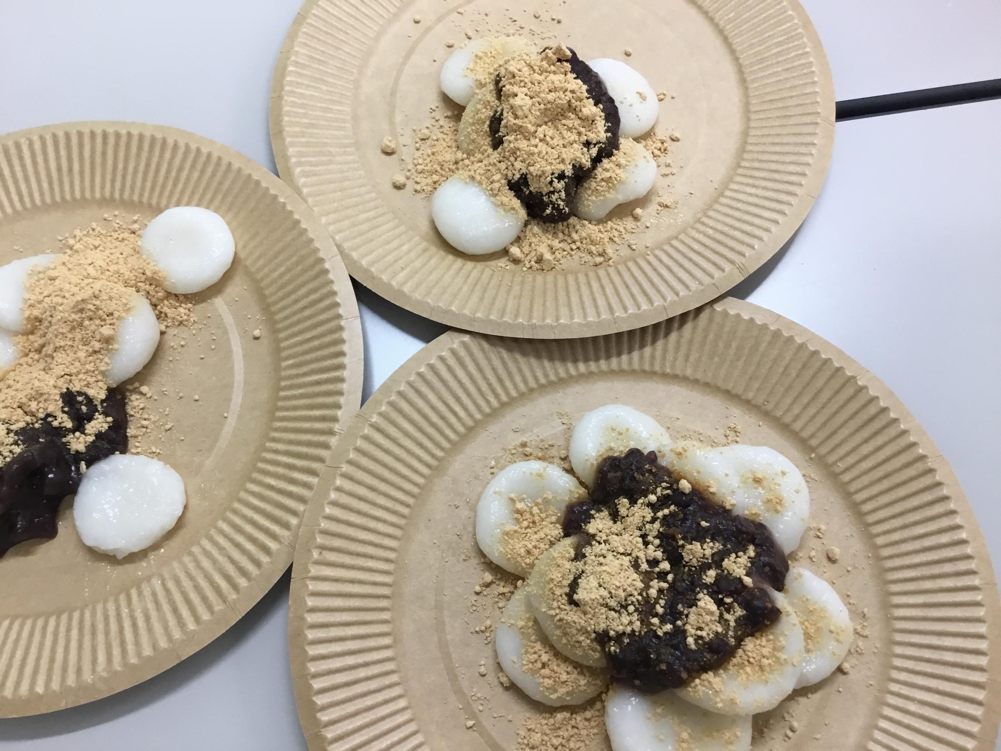 ♥松の園♥今日のおやつ作りは白玉だんご